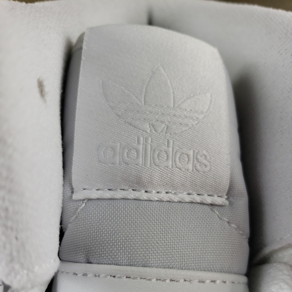 adidas Men's Forum Mid Leather upper Shoes Sneakers White - Picture 11 of 11